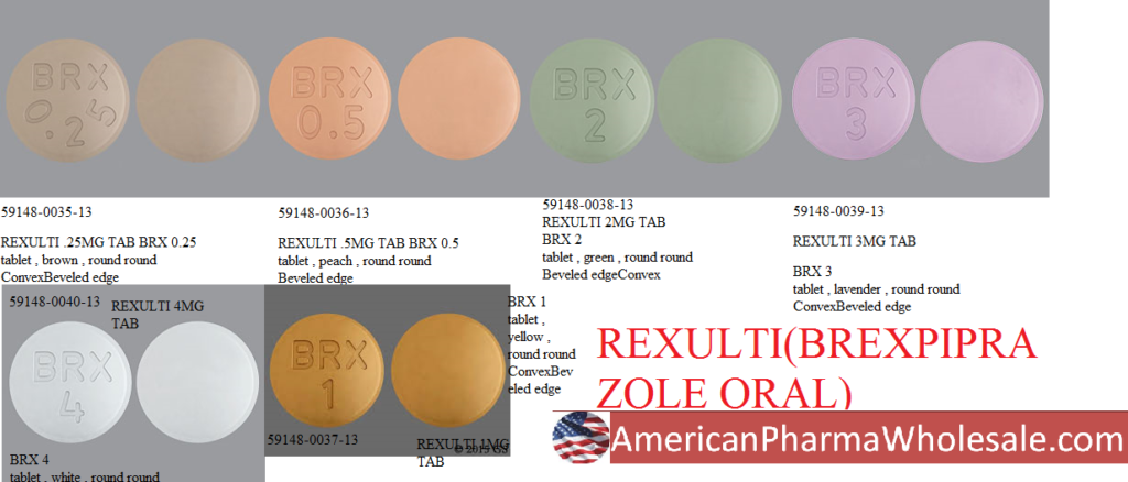 EPSF - ACU - Drug name: Rexulti Composition: main active constituent is  brexpiprazole. Uses: This medication is used to treat certain mental/mood  disorders (such as schizophrenia, depression). Brexpiprazole helps you to  think